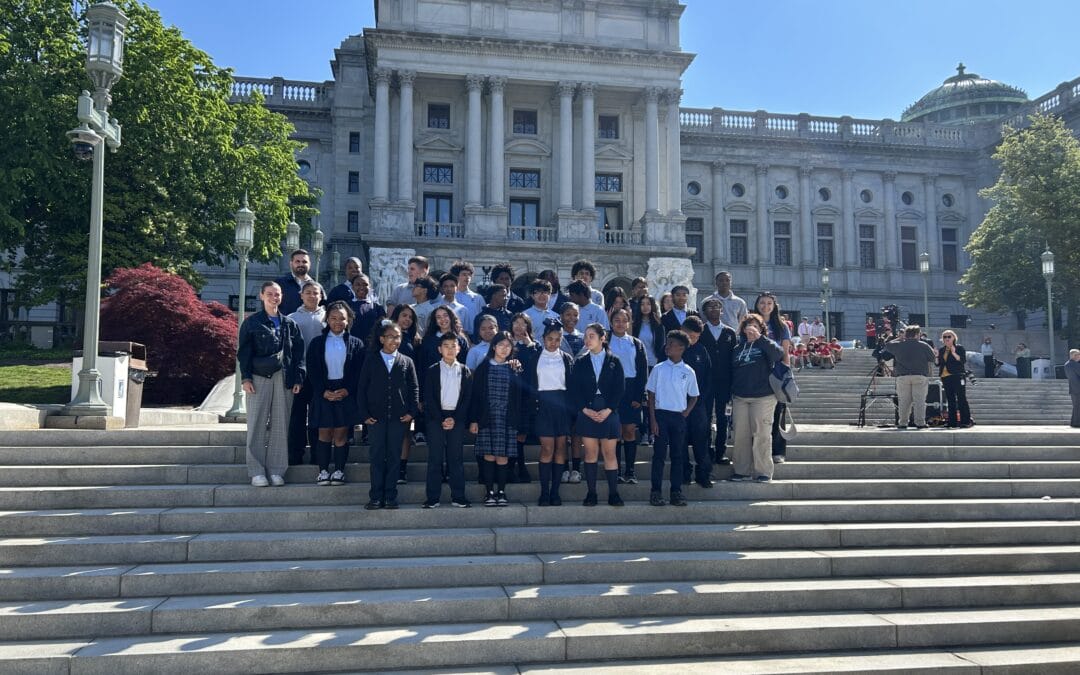 St. Helena-Incarnation Visits Harrisburg to Celebrate the 25th Anniversary of the Pennsylvania Educational Income Tax Credit Program